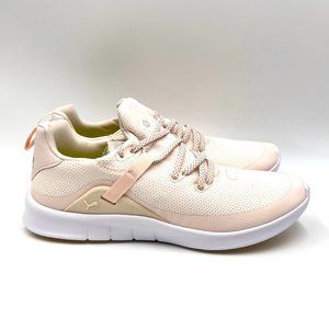 Puma Womens Size 10 Laguna Fusion Pink White Knit Spikeless Golf Sneakers Shoes